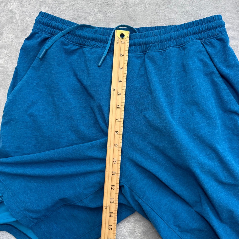 Lululemon Shorts Men L Blue Pace Breaker Linerless Athletic Gym Running Training - Picture 10 of 13